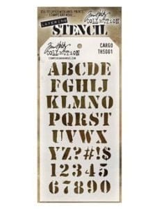 Tim Holtz Layering Stencil - Cargo