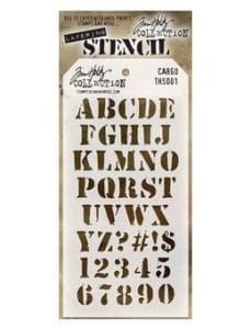 Tim Holtz Layering Stencil - Cargo