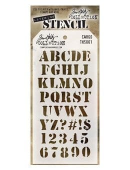 Tim Holtz Layering Stencil - Cargo