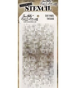 Tim Holtz Layering Stencil - Dot Fade
