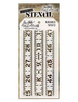 Tim Holtz Layering Stencil - Measured