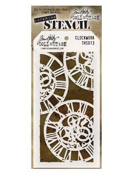 Tim Holtz Layering Stencil - Clockwork