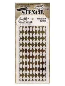 Tim Holtz Layering Stencil - Harlequin