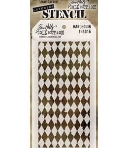 Tim Holtz Layering Stencil - Harlequin