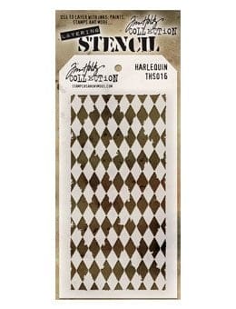Tim Holtz Layering Stencil - Harlequin