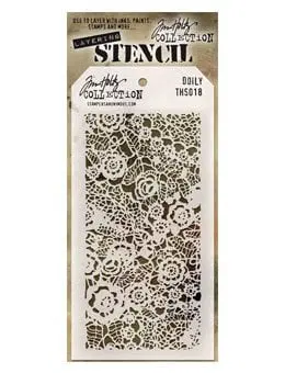 Tim Holtz Layering Stencil - Doily