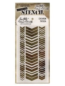 Tim Holtz Layering Stencil - Chevron
