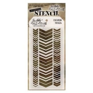 Tim Holtz Layering Stencil - Chevron