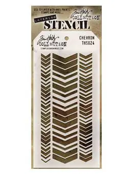 Tim Holtz Layering Stencil - Chevron