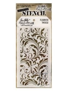 Tim Holtz Layering Stencil - Flourish