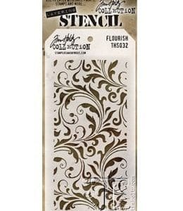Tim Holtz Layering Stencil - Flourish