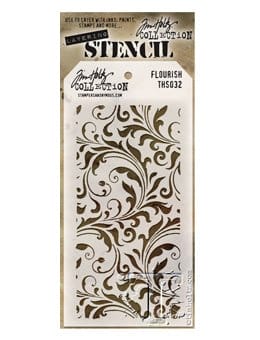 Tim Holtz Layering Stencil - Flourish