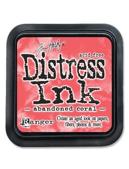 Tim Holtz Distress Ink Pad - Abandoned Coral tim43188 abandoned coral Tim Holtz Distress Inks - Abandoned Coral