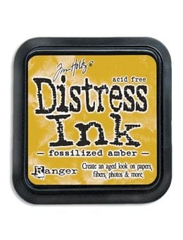 Tim Holtz Distress Ink Pad - Fossilized Amber tim43225 fossilized amber Tim Holtz Distress Inks - Fossilized Amber