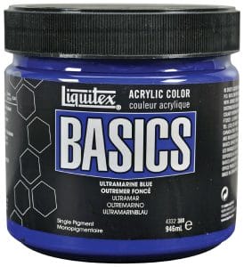 Liquitex Basics Acrylic Paint - Ultramarine Blue (946ML)