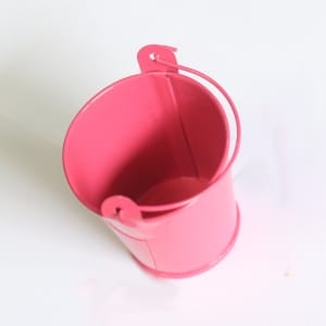 Mini Bucket (2.4 by 1.8 inch) - Dark Pink