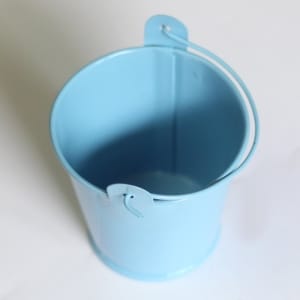 Mini Bucket (2.4 by 1.8 inch) - Baby Blue