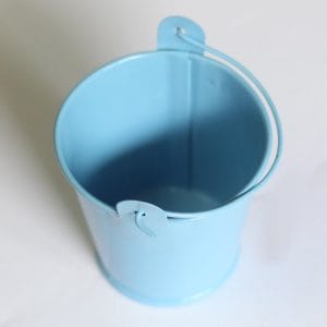 Mini Bucket (2.4 by 1.8 inch) - Baby Blue