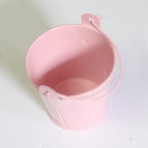 Mini Bucket (2.4 by 1.8 inch) - Baby Pink