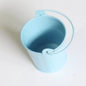 Mini Bucket (2 by 1.5 inch) - Baby Blue
