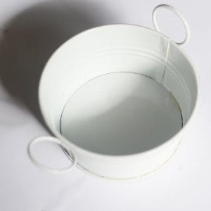 Mini Tub (2 by 3.5 inch) - White