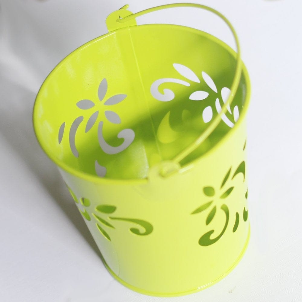 Mini Carved Bucket (4 by 3 inch) - Light Green xmt169dc 236 4 Mini Carved Bucket (4 by 3 inch) - Light Green