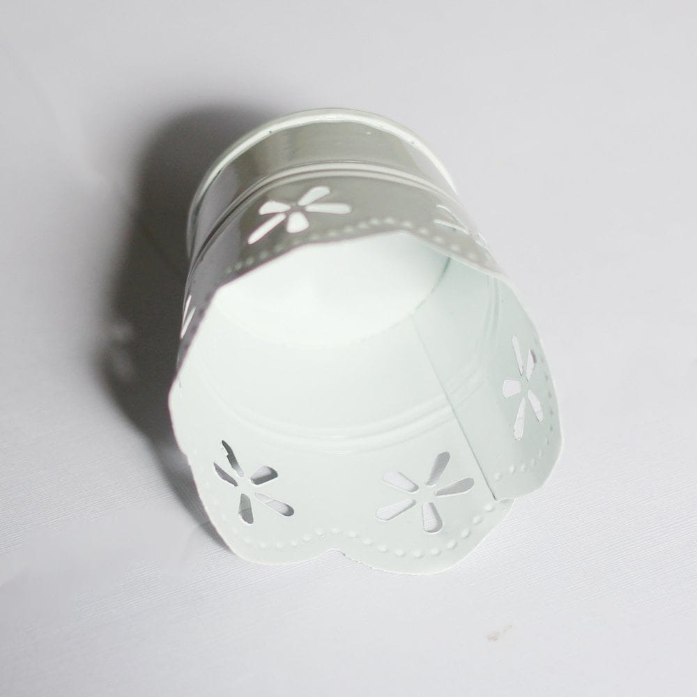 Mini Curved Bucket without bail (2.5 by 1.6 inch) - White xmt303h 960 3 2 xmt303h-960-3-2