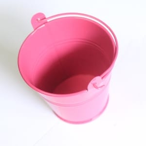 Mini Bucket (3 by 2.2 inch) - Dark Pink