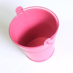 Mini Bucket (3 by 2.2 inch) - Dark Pink