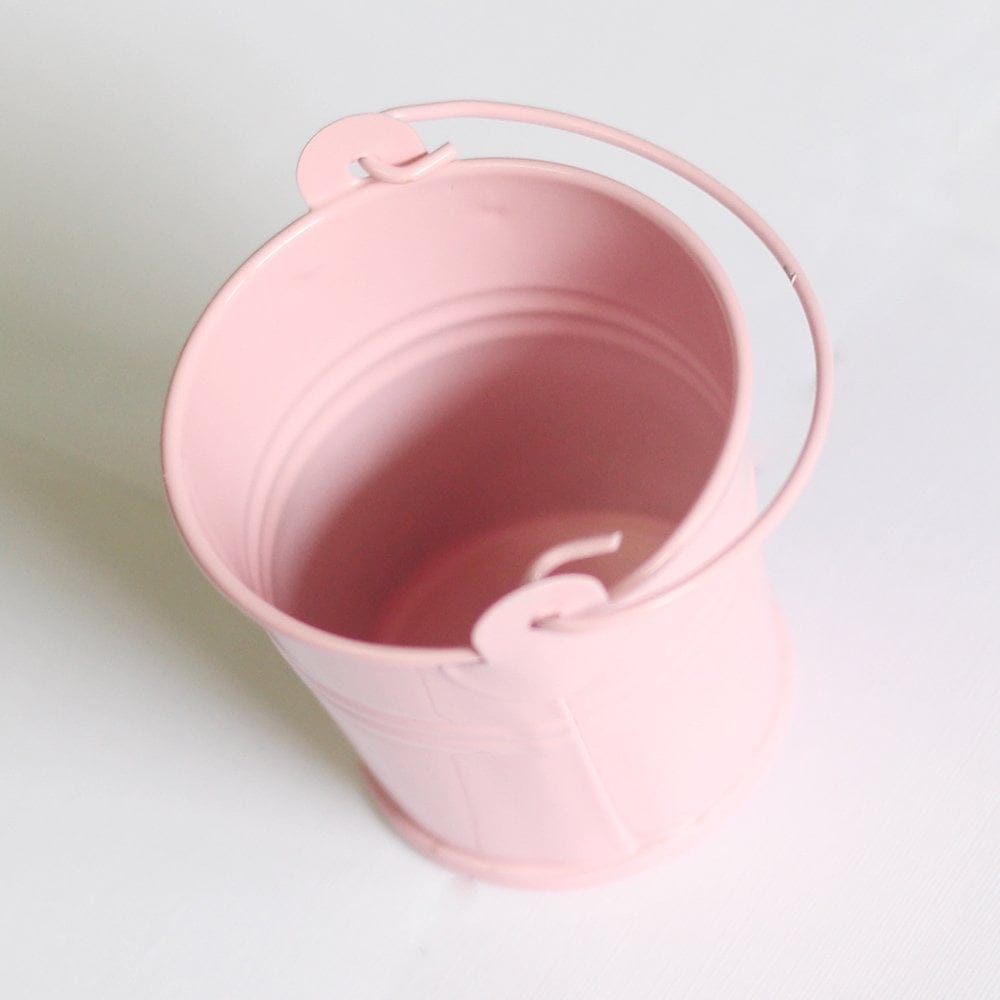 Mini Bucket (3 by 2.2 inch) - Baby Pink xmt804 4801 3 Mini Bucket (3 by 2.2 inch) - Baby Pink