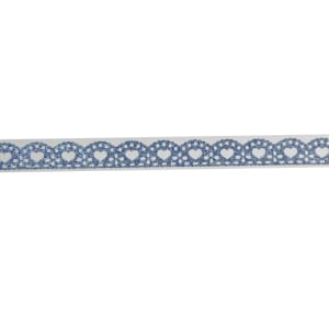 Decorative Glitter Tape - Hearts (Blue)