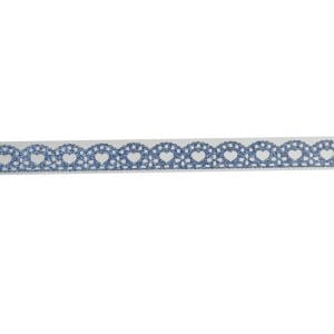 Decorative Glitter Tape - Hearts (Blue)