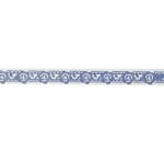 Decorative Glitter Tape - Flowers and Vines (Blue)