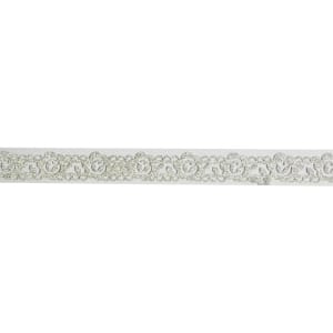 Decorative Glitter Tape - Flowers and Vines (Silver)