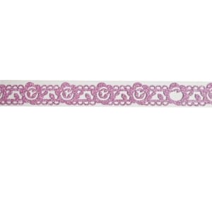 Decorative Glitter Tape - Flowers and Vines (Lavendar)