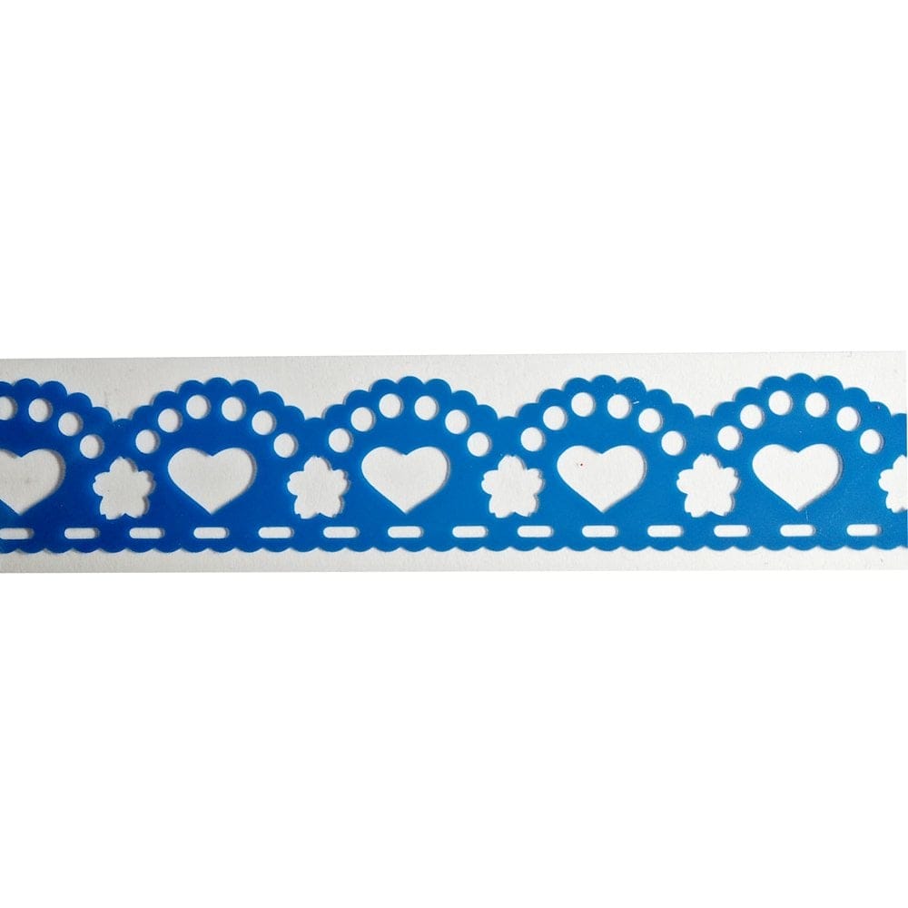 Decorative Tape - Hearts (Blue) xqn m 1 Decorative Tapes