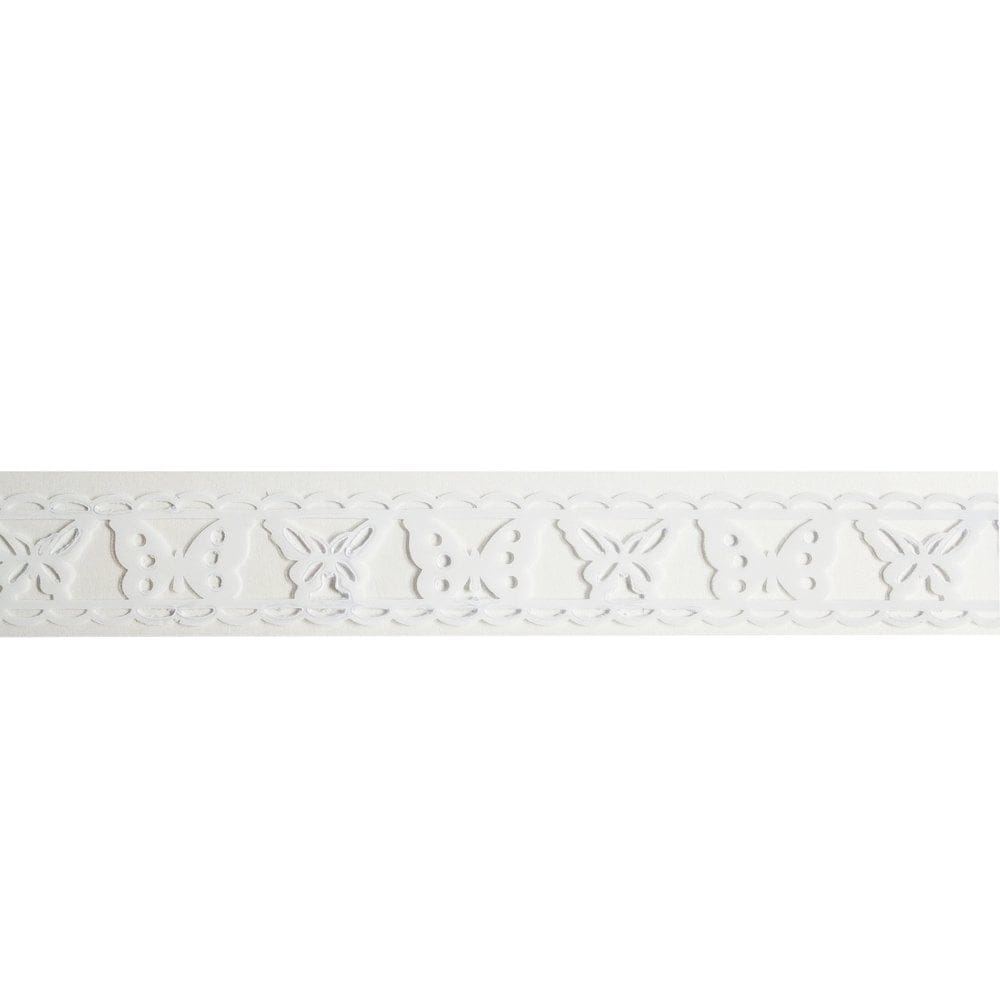 Decorative Tape - Butterfly (White) xqn m 6 butterly white Decorative Tape - Butterfly (White)