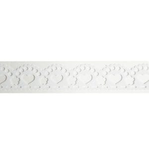 Decorative Tape - Hearts (White)