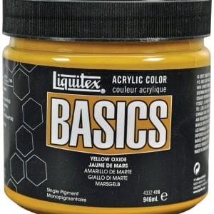 Liquitex Basics Acrylic Paint - Yellow Oxide (946ML)