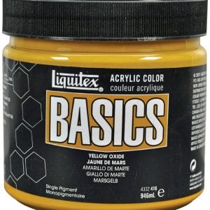 Liquitex Basics Acrylic Paint - Yellow Oxide (946ML)