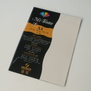 Canson Mi-Teintes A4 colour sheets 160gsm - Ivory 111
