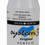 Daler Rowney System 3 Original Acrylic 500ML - Zinc Mixing White