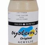 Daler Rowney System 3 Original Acrylic 500ML - Buff Titanium