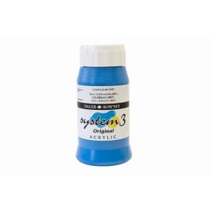 Daler Rowney System 3 Original Acrylic 500ML - Coeruleum Hue