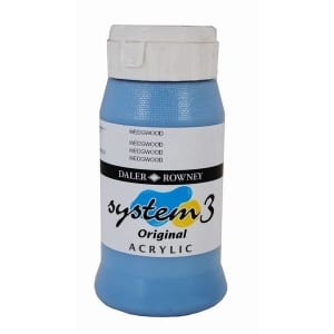 Daler Rowney System 3 Original Acrylic 500ML - Wedgwood