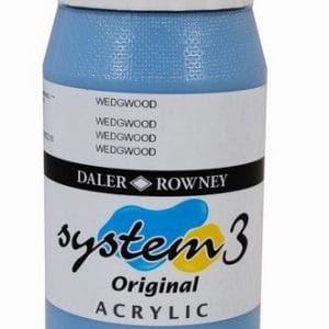 Daler Rowney System 3 Original Acrylic 500ML - Wedgwood