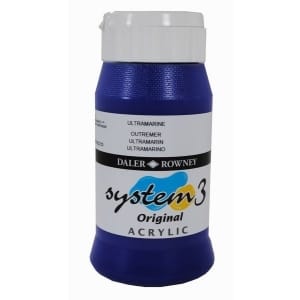 Daler Rowney System 3 Original Acrylic 500ML - Ultramarine
