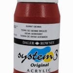 Daler Rowney System 3 Original Acrylic 500ML - Burnt Sienna