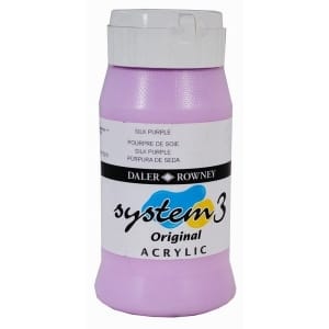 Daler Rowney System 3 Original Acrylic 500ML - Silk Purple