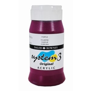 Daler Rowney System 3 Original Acrylic 500ML - Purple